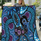 Emu NAIDOC 2024 Quilt Aboriginal Art Style