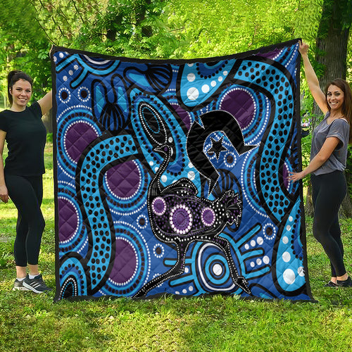 Emu NAIDOC 2024 Quilt Aboriginal Art Style