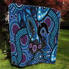Emu NAIDOC 2024 Quilt Aboriginal Art Style