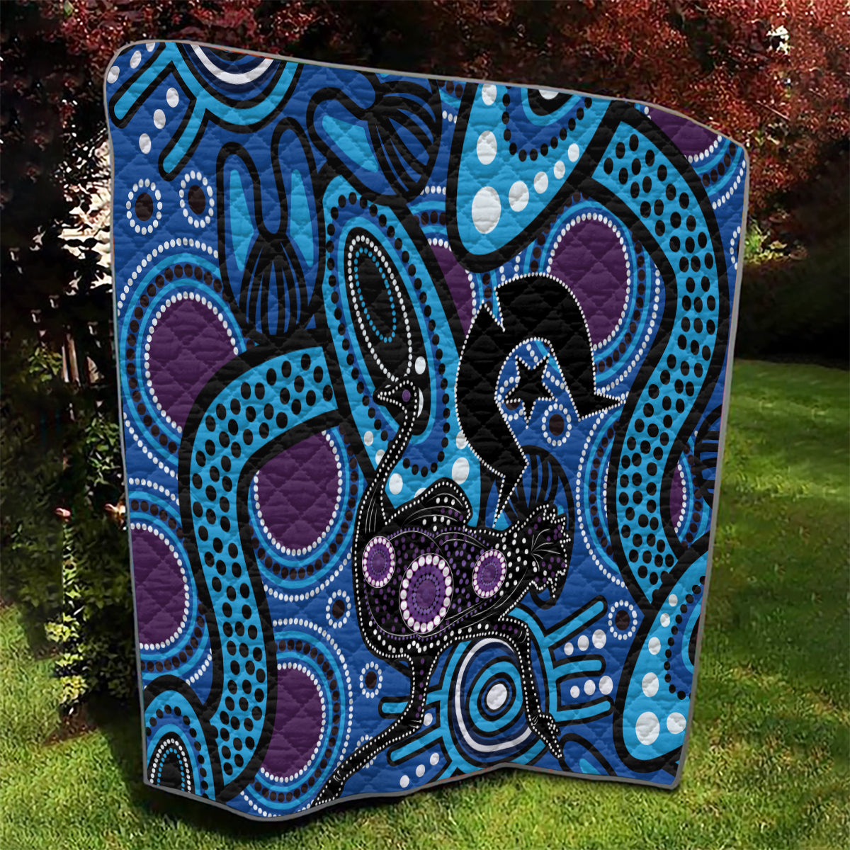 Emu NAIDOC 2024 Quilt Aboriginal Art Style