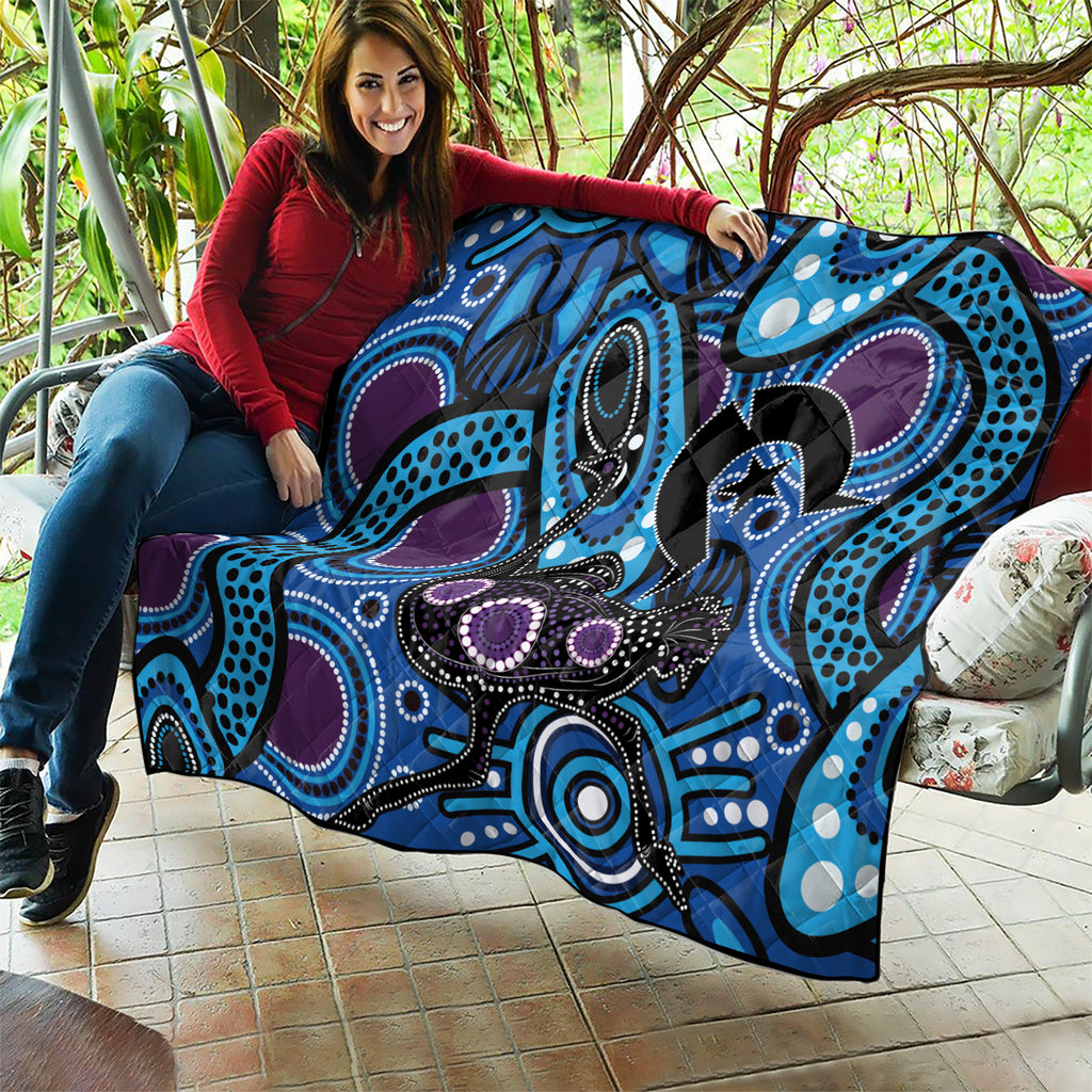 Emu NAIDOC 2024 Quilt Aboriginal Art Style