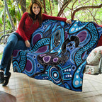 Emu NAIDOC 2024 Quilt Aboriginal Art Style