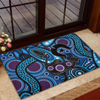 Emu NAIDOC 2024 Rubber Doormat Aboriginal Art Style