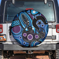 Emu NAIDOC 2024 Spare Tire Cover Aboriginal Art Style
