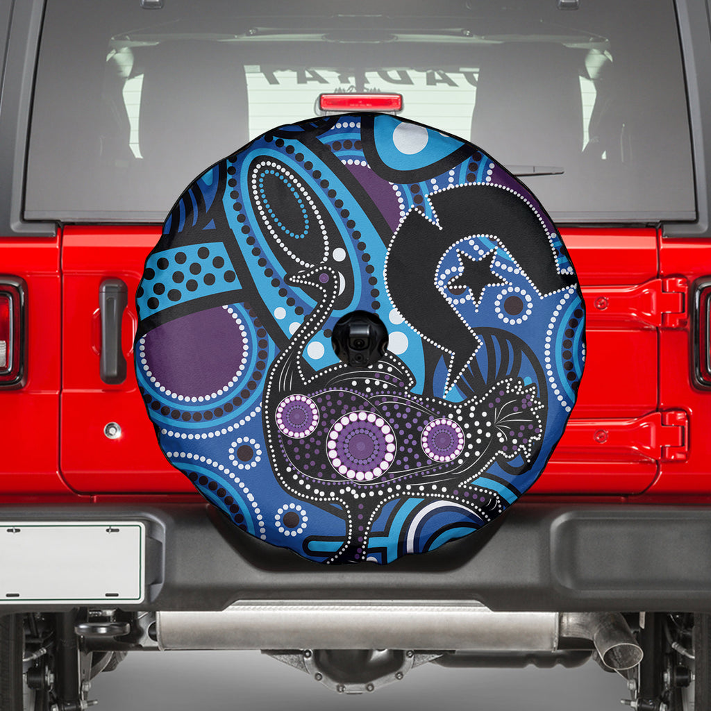 Emu NAIDOC 2024 Spare Tire Cover Aboriginal Art Style