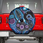 Emu NAIDOC 2024 Spare Tire Cover Aboriginal Art Style