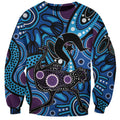 Emu NAIDOC 2024 Sweatshirt Aboriginal Art Style