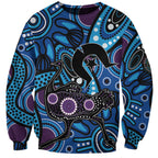 Emu NAIDOC 2024 Sweatshirt Aboriginal Art Style