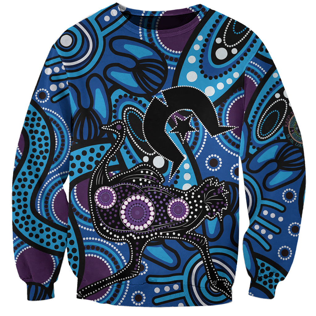 Emu NAIDOC 2024 Sweatshirt Aboriginal Art Style