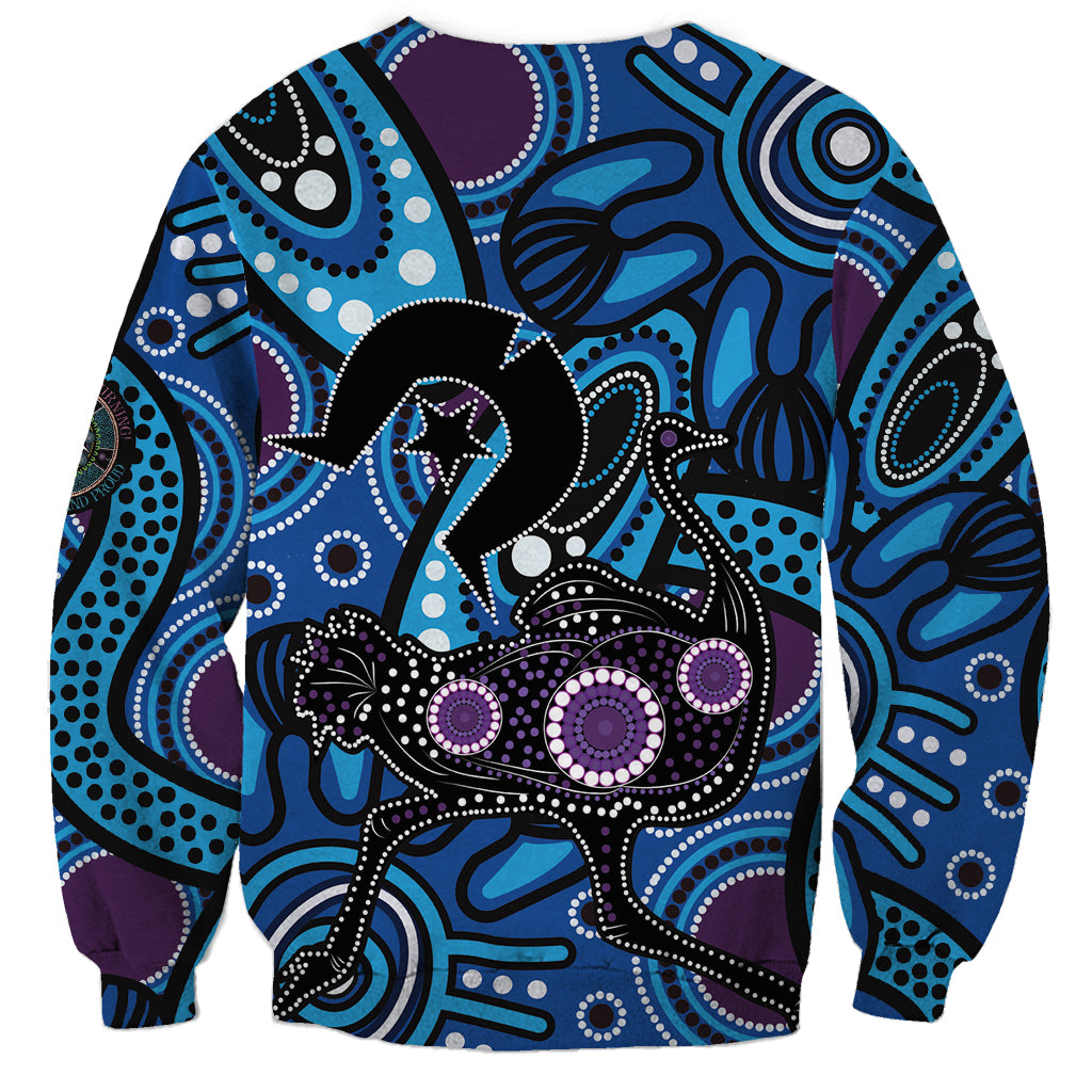 Emu NAIDOC 2024 Sweatshirt Aboriginal Art Style
