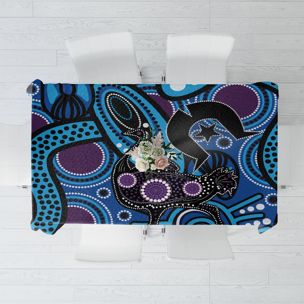 Emu NAIDOC 2024 Tablecloth Aboriginal Art Style