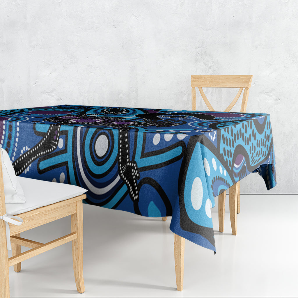 Emu NAIDOC 2024 Tablecloth Aboriginal Art Style