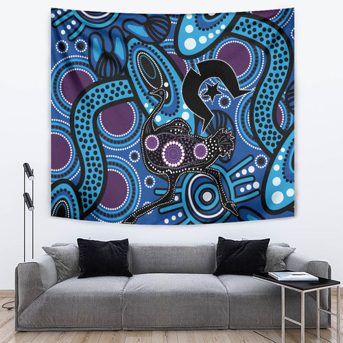 Emu NAIDOC 2024 Tapestry Aboriginal Art Style