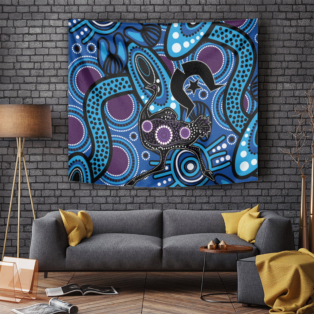Emu NAIDOC 2024 Tapestry Aboriginal Art Style