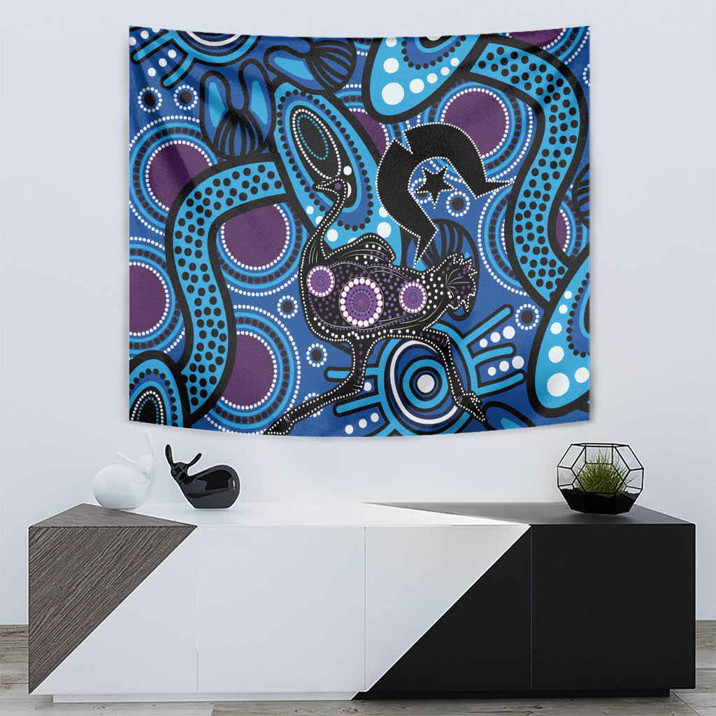Emu NAIDOC 2024 Tapestry Aboriginal Art Style