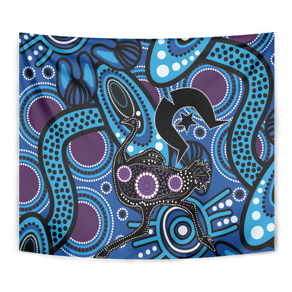 Emu NAIDOC 2024 Tapestry Aboriginal Art Style