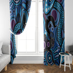 Emu NAIDOC 2024 Window Curtain Aboriginal Art Style