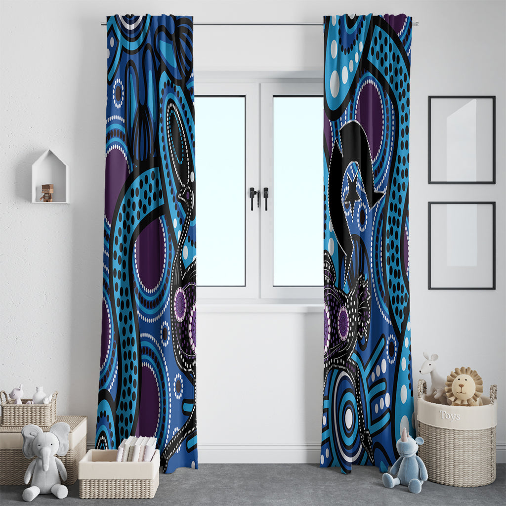 Emu NAIDOC 2024 Window Curtain Aboriginal Art Style