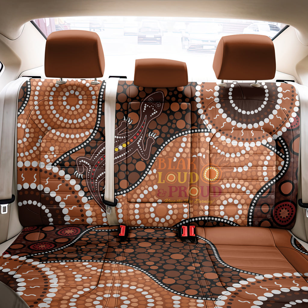 Lizard NAIDOC 2024 Back Car Seat Cover Aboriginal Art Style