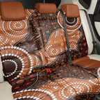 Lizard NAIDOC 2024 Back Car Seat Cover Aboriginal Art Style