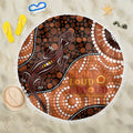 Lizard NAIDOC 2024 Beach Blanket Aboriginal Art Style