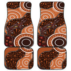 Lizard NAIDOC 2024 Car Mats Aboriginal Art Style