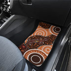 Lizard NAIDOC 2024 Car Mats Aboriginal Art Style