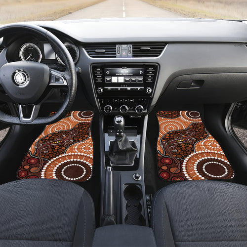 Lizard NAIDOC 2024 Car Mats Aboriginal Art Style