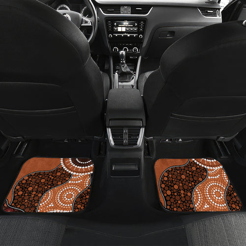 Lizard NAIDOC 2024 Car Mats Aboriginal Art Style