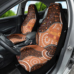Lizard NAIDOC 2024 Car Seat Cover Aboriginal Art Style