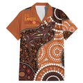 Lizard NAIDOC 2024 Family Matching Mermaid Dress and Hawaiian Shirt Aboriginal Art Style