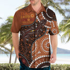 Lizard NAIDOC 2024 Hawaiian Shirt Aboriginal Art Style