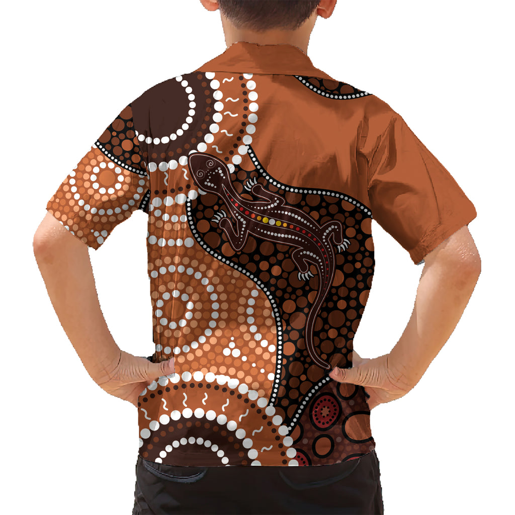Lizard NAIDOC 2024 Hawaiian Shirt Aboriginal Art Style