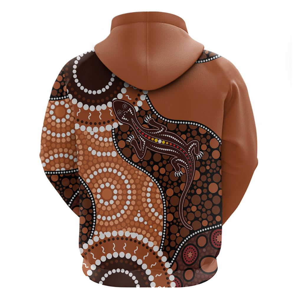Lizard NAIDOC 2024 Hoodie Aboriginal Art Style