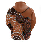 Lizard NAIDOC 2024 Hoodie Aboriginal Art Style