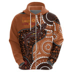 Lizard NAIDOC 2024 Hoodie Aboriginal Art Style