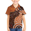 Lizard NAIDOC 2024 Kid Hawaiian Shirt Aboriginal Art Style