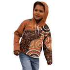Lizard NAIDOC 2024 Kid Hoodie Aboriginal Art Style