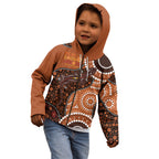 Lizard NAIDOC 2024 Kid Hoodie Aboriginal Art Style
