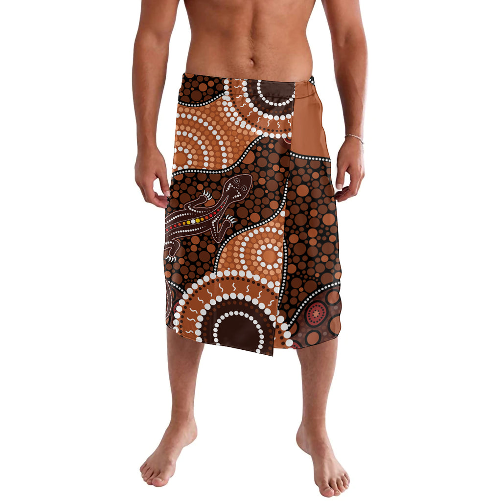 Lizard NAIDOC 2024 Lavalava Aboriginal Art Style