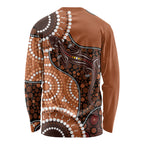 Lizard NAIDOC 2024 Long Sleeve Shirt Aboriginal Art Style