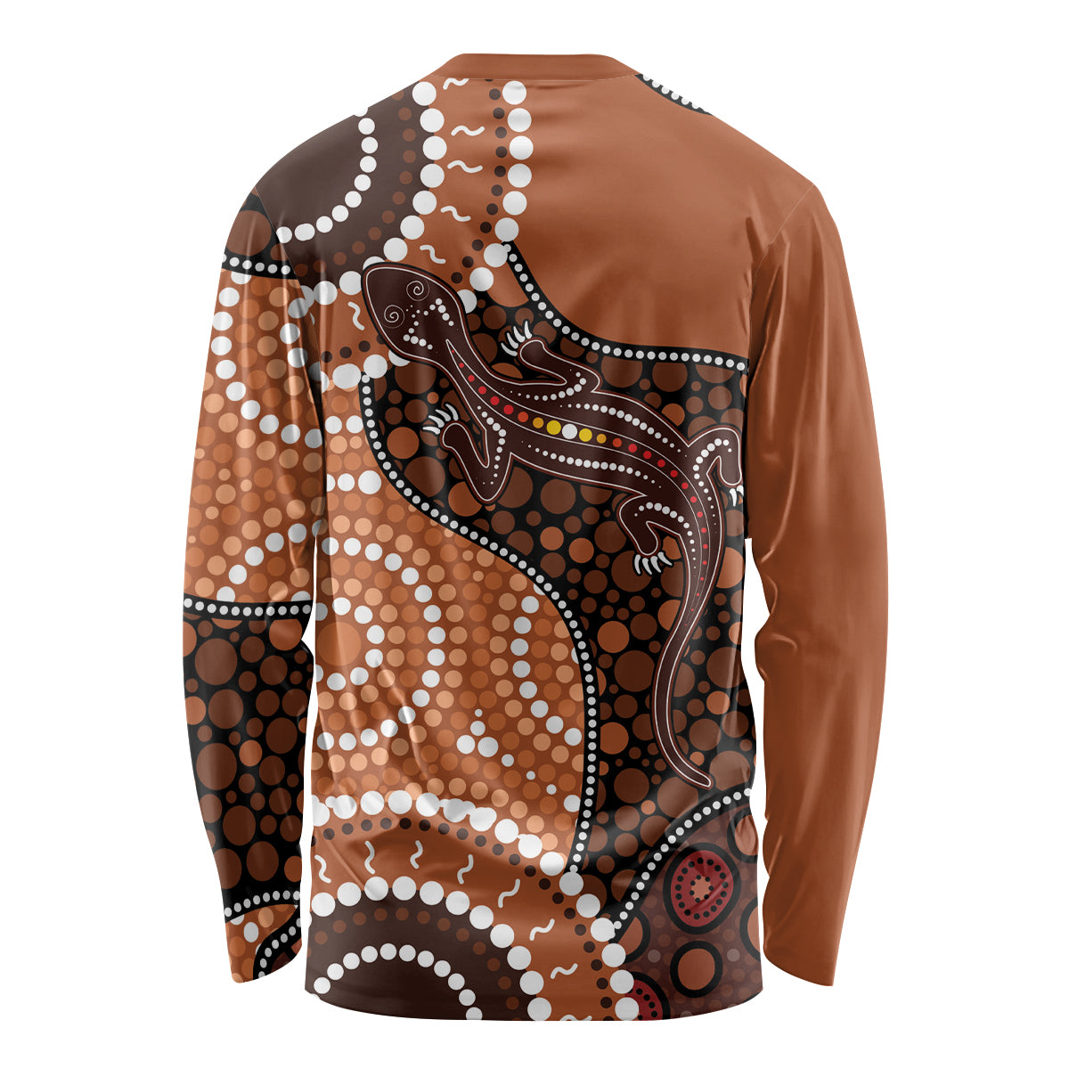 Lizard NAIDOC 2024 Long Sleeve Shirt Aboriginal Art Style