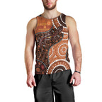 Lizard NAIDOC 2024 Men Tank Top Aboriginal Art Style