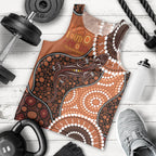 Lizard NAIDOC 2024 Men Tank Top Aboriginal Art Style
