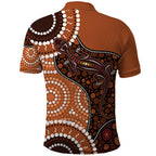 Lizard NAIDOC 2024 Polo Shirt Aboriginal Art Style