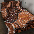 Lizard NAIDOC 2024 Quilt Bed Set Aboriginal Art Style