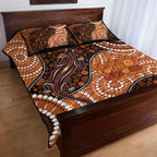 Lizard NAIDOC 2024 Quilt Bed Set Aboriginal Art Style
