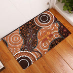 Lizard NAIDOC 2024 Rubber Doormat Aboriginal Art Style