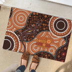 Lizard NAIDOC 2024 Rubber Doormat Aboriginal Art Style