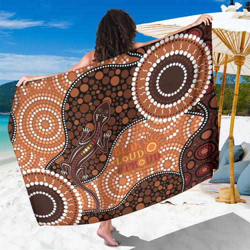 Lizard NAIDOC 2024 Sarong Aboriginal Art Style